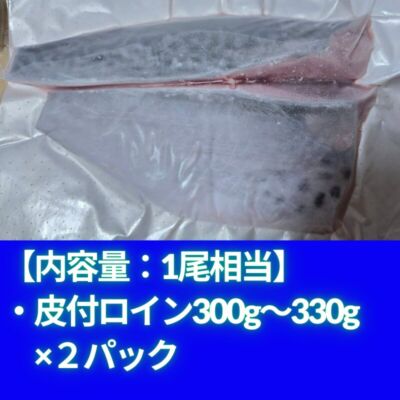 【OEM商品ﾓﾆﾀｰ価格】“媛スマ冷凍皮付ロイン(300g~330g)×２パック”【1尾相当/箱】
